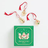 Swarovski Holiday Cheers Gingerbread Ornament Set — 5701511 — view 2