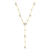 Swarovski Imber Y Necklace, Round Cut, White, Gold-tone Finish — 5684510 — view 1