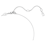 Swarovski Matrix Set, Crystal Pearl, Round Cut, White, Rhodium Plated — 5689624 — view 3