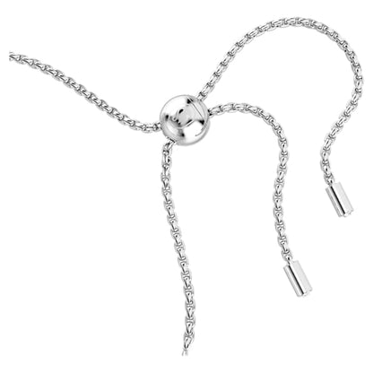 Swarovski Subtle Trilogy Bracelet, Round Cut, White, Rhodium Plated