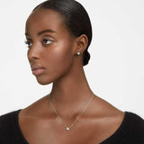 Swarovski Stilla Set, Round Cut, White, Rhodium Plated — 5647663 — view 7