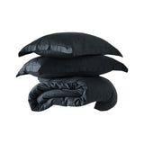 Hush Iced Cooling Bamboo Duvet Cover & Pillow Sham Set - Charcoal main packshot