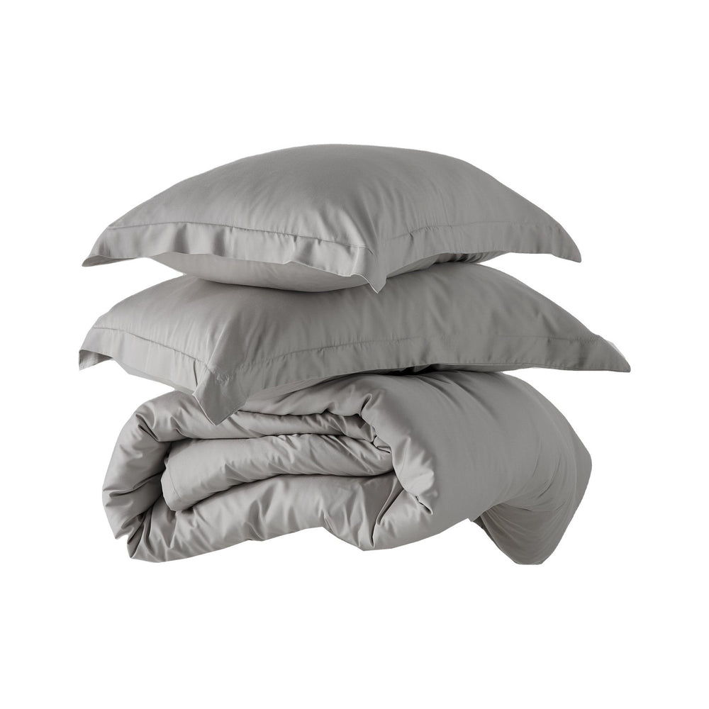 Hush Iced Cooling Bamboo Duvet Cover & Pillow Sham Set - Grey main packshot