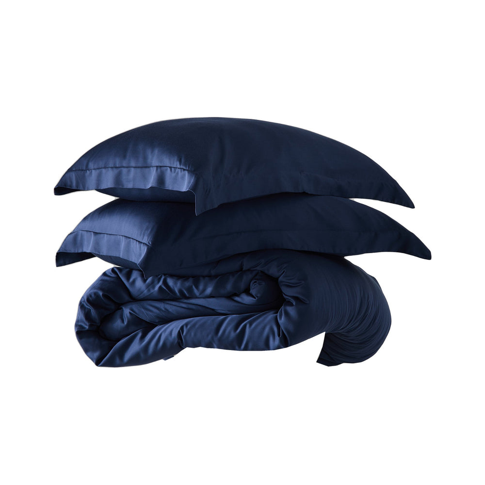 Hush Iced Cooling Bamboo Duvet Cover & Pillow Sham Set - Navy main packshot