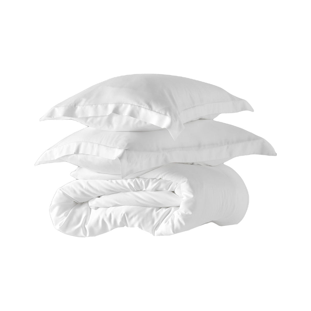 Hush Iced Cooling Bamboo Duvet Cover & Pillow Sham Set - White main packshot