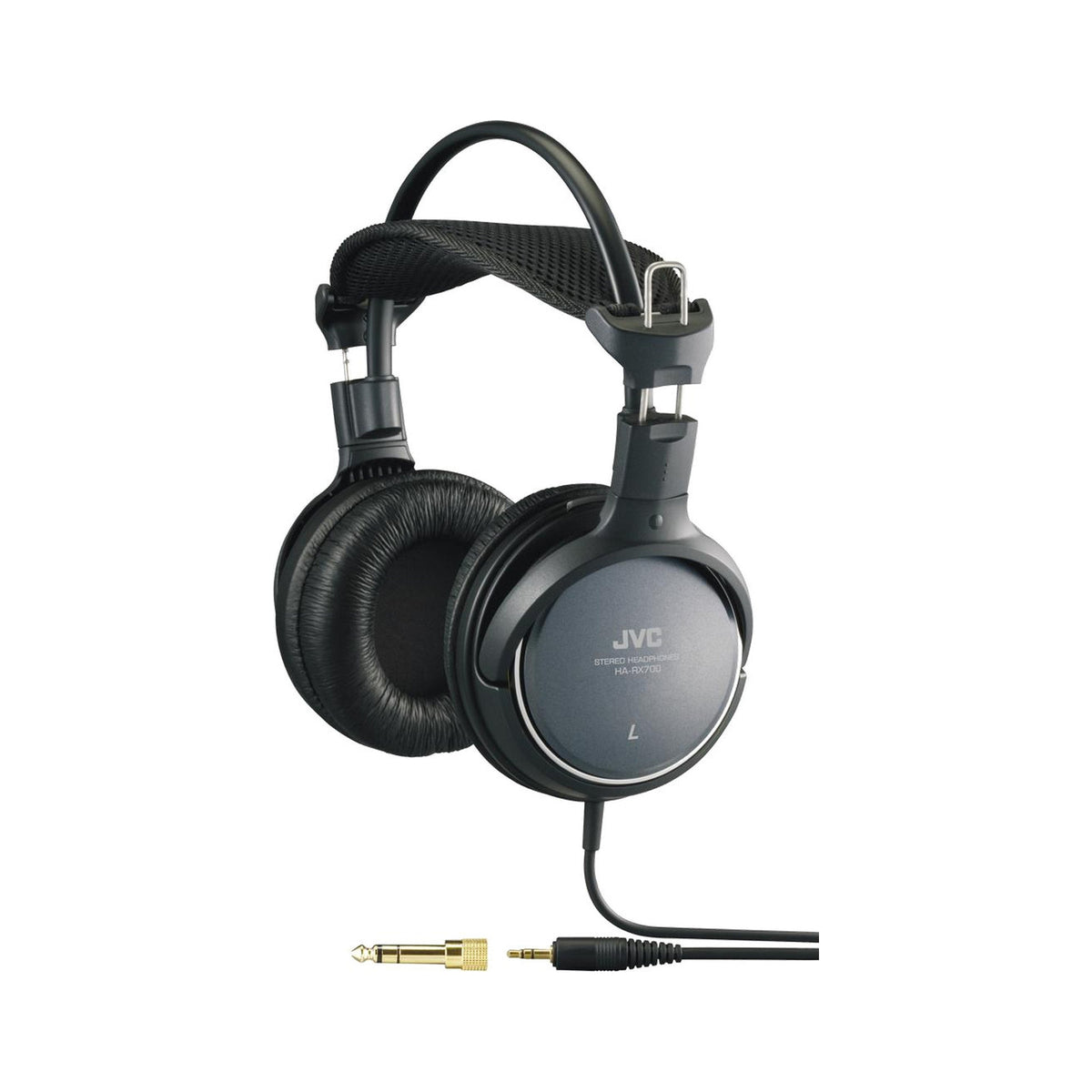JVC HA-RX700 Wired Over-Ear Headphones - Black main packshot