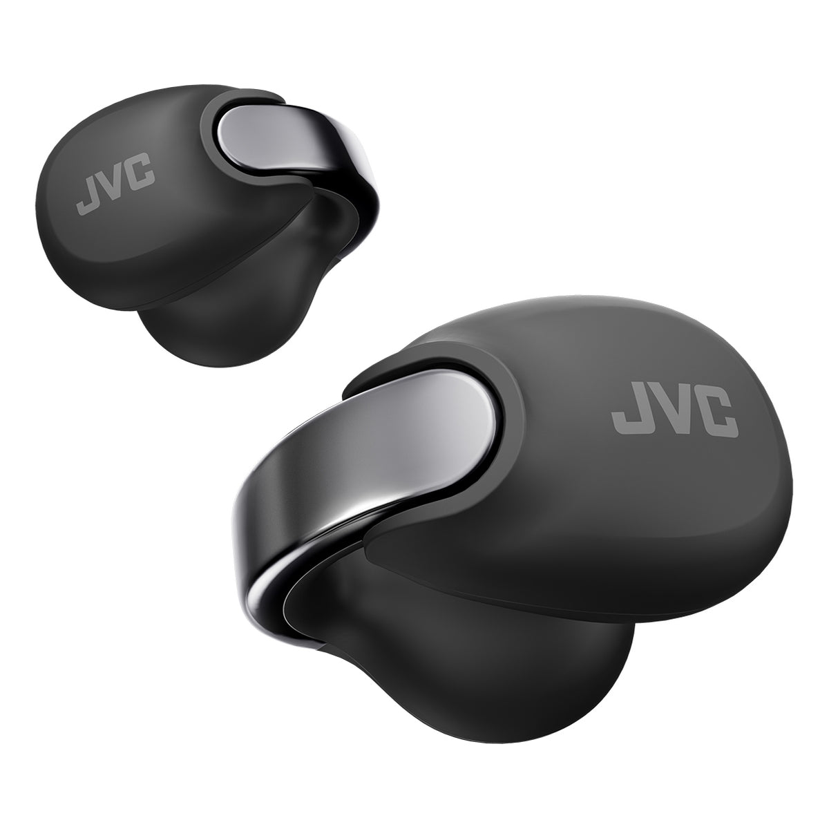 JVC Nearphones Wireless Open-Earcuffs Headphones - Coal Black — JVC HA-NP1T B LR standard