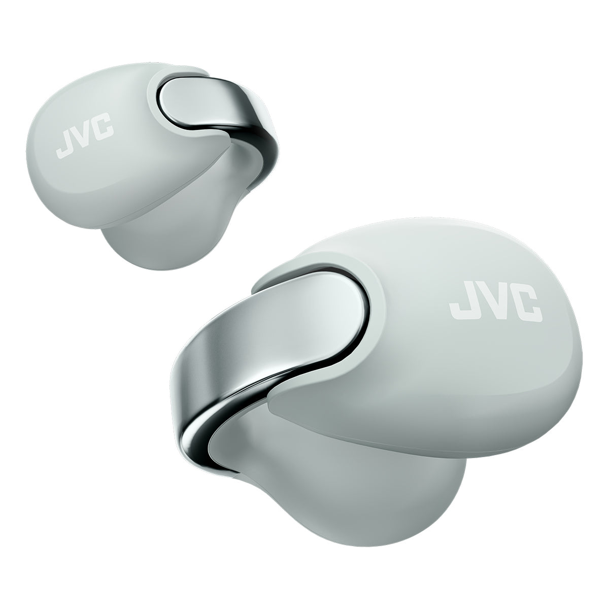 JVC Nearphones Wireless Open-Earcuffs Headphones - Ice Grey — JVC HA-NP1T H LR standard