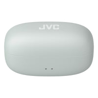 JVC Nearphones Wireless Open-Earcuffs Headphones - Ice Grey — JVC HA-NP1T H case close