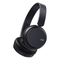 JVC Deep Bass Wireless On-Ear Headphones with Mic & Remote - Indigo Blue — HA-S36W-A