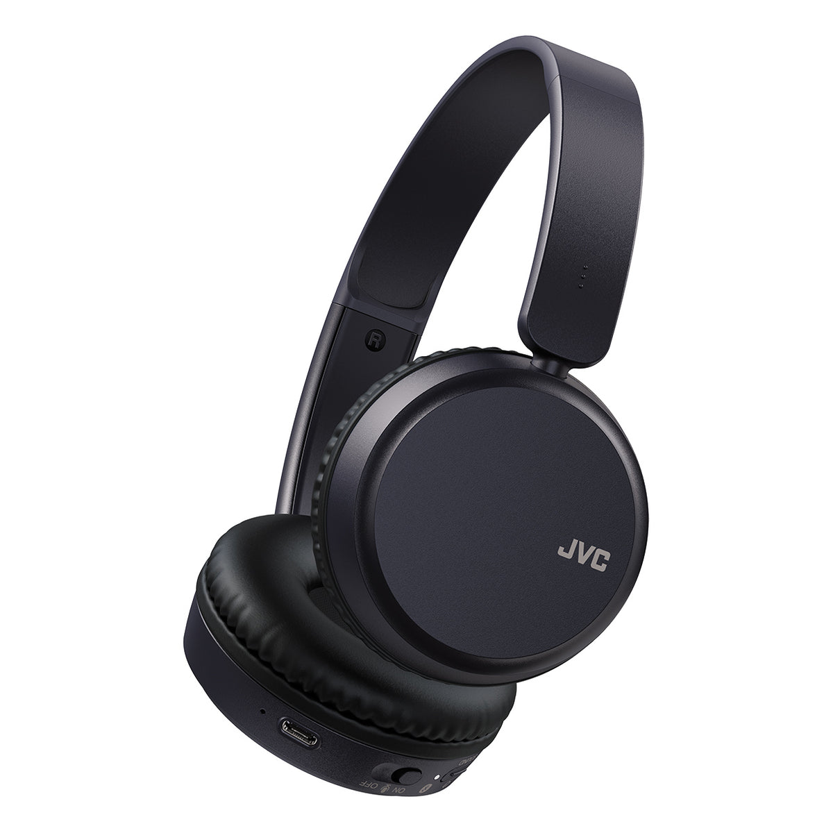 JVC Deep Bass Wireless On-Ear Headphones with Mic & Remote - Indigo Blue — HA-S36W-A