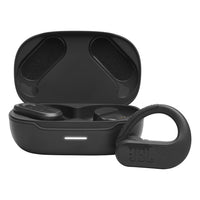 JBL Endurance Peak 3 - Black - Dust and water proof True Wireless active earbuds - Hero