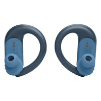 JBL Endurance Peak 3 - Blue - Dust and water proof True Wireless active earbuds - Back