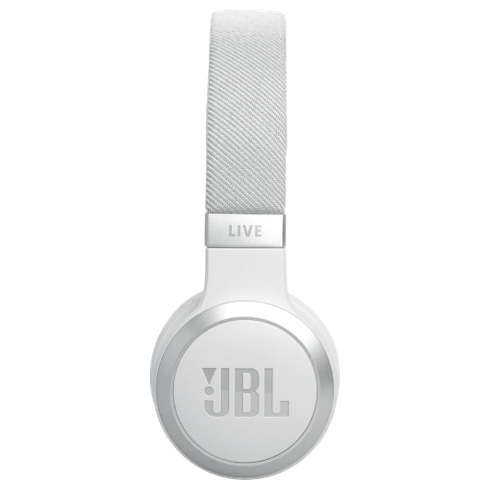 JBL LIVE 670 Wireless True Adaptive Noise-Canceling On-Ear Headphones - White