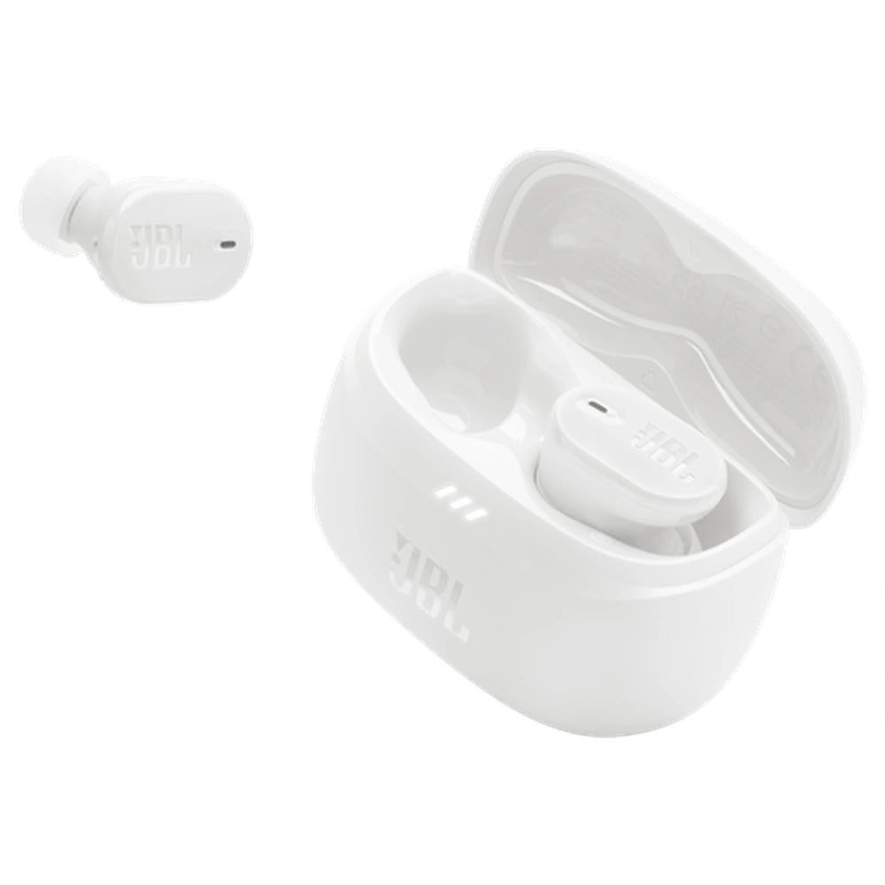 Écouteurs sans fil à réduction de bruit JBL Tune Buds 2 - Blanc