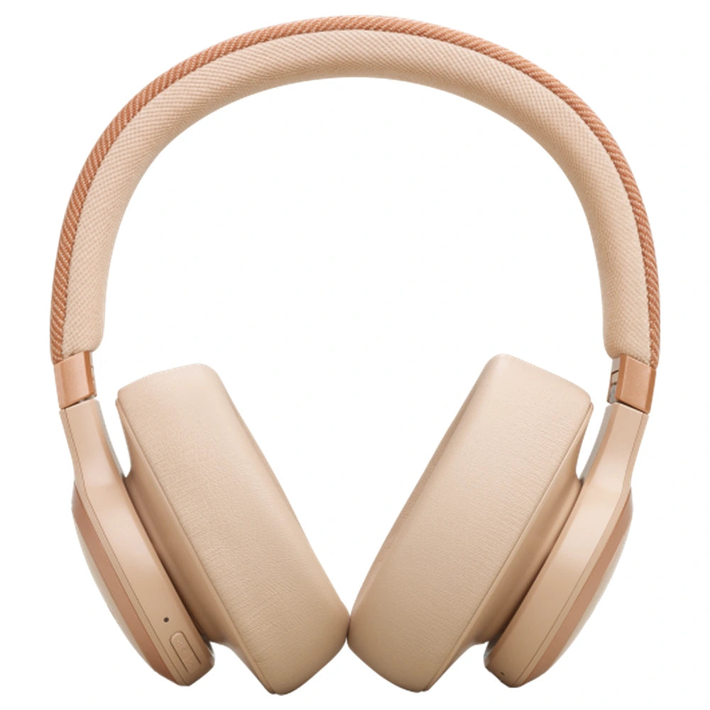Casque sans fil supra-auriculaire JBL Live 770NC avec réduction de bruit adaptative - Sable