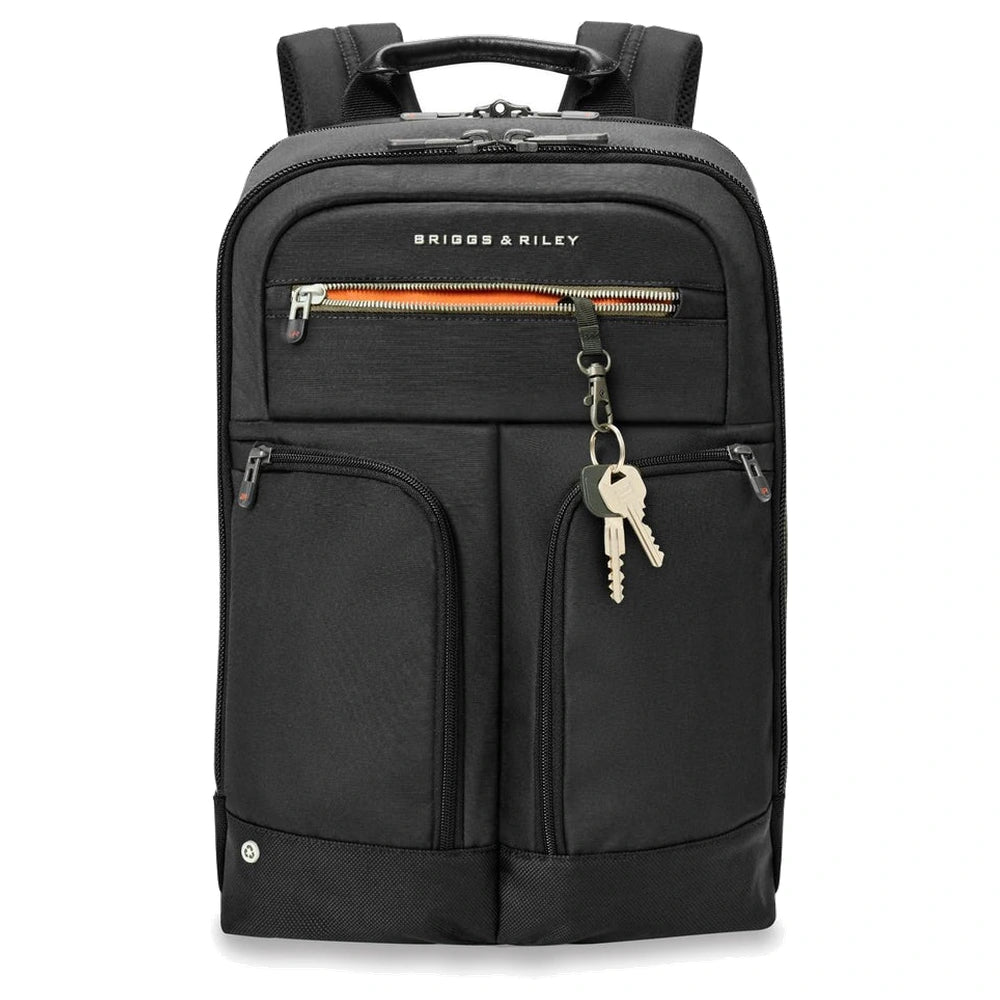 Sac à dos extensible et fin HTA recyclé Briggs & Riley - Noir