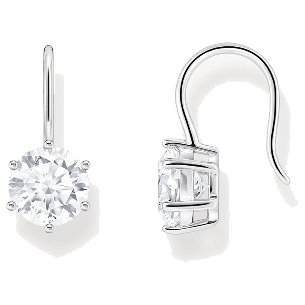 Thomas Sabo Basic White Silver Pierced Earrings