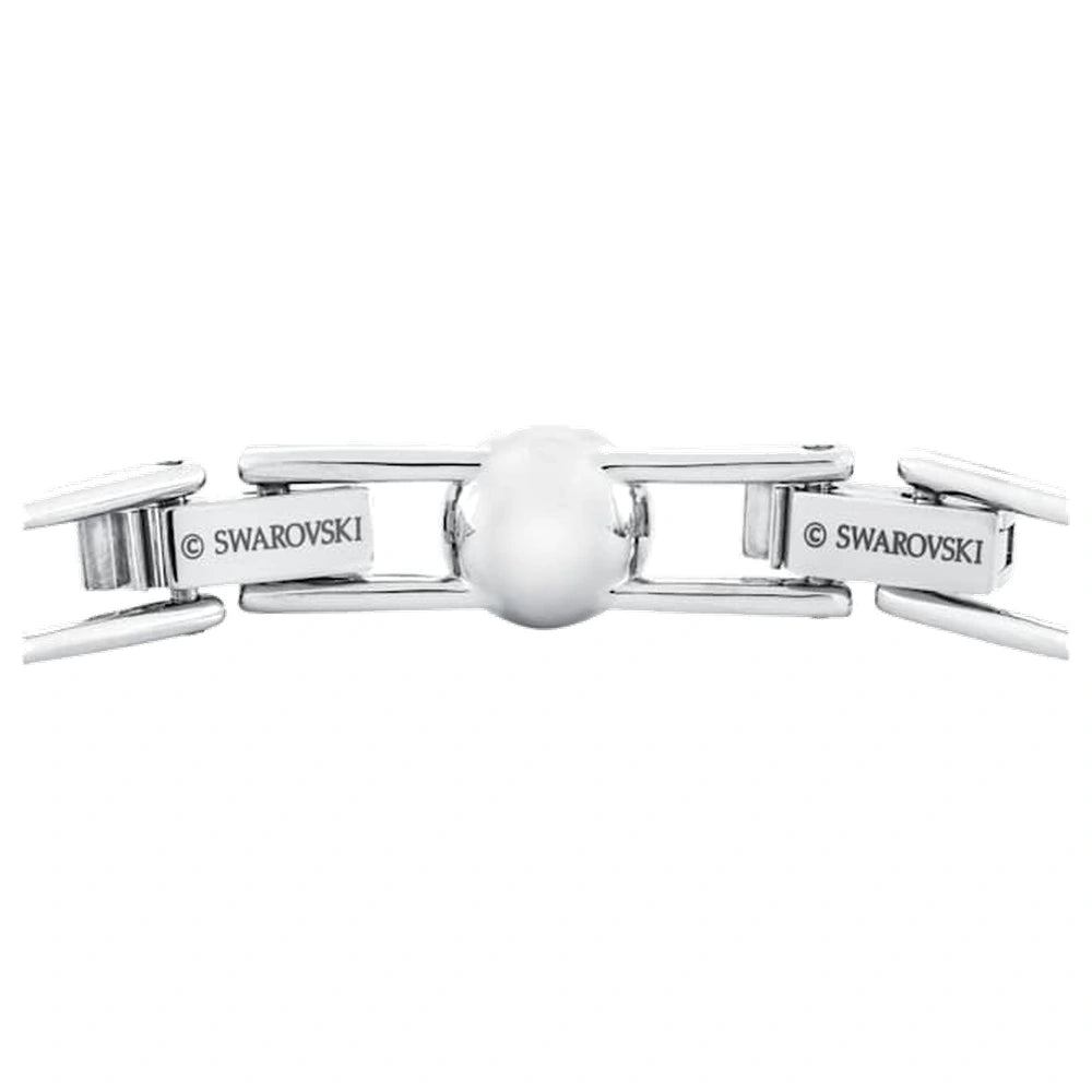 Swarovski Una Angelic Bracelet, Round Cut, Small, White, Rhodium Plated