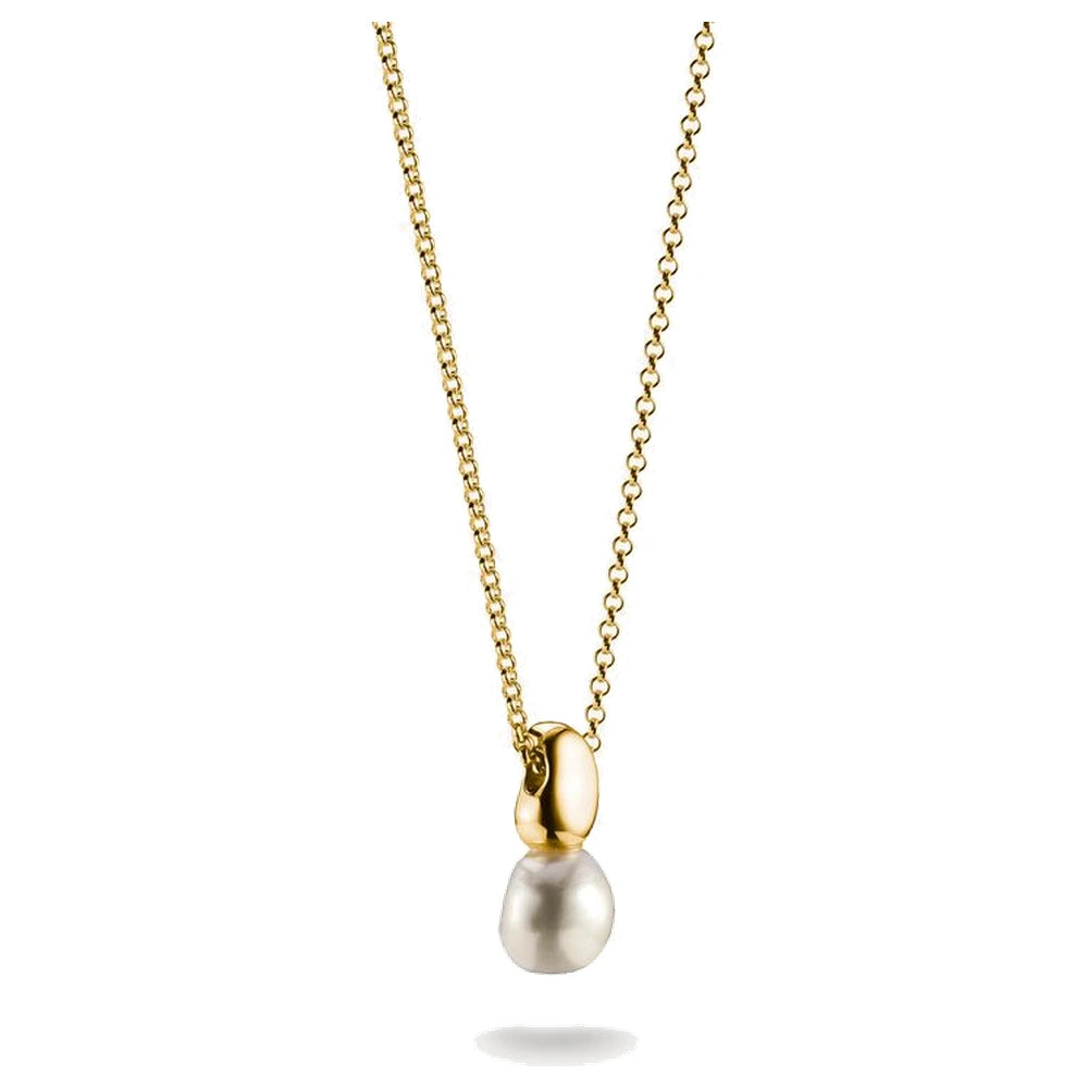 Thomas Sabo Gold Plated Necklace with Pearl Pendant