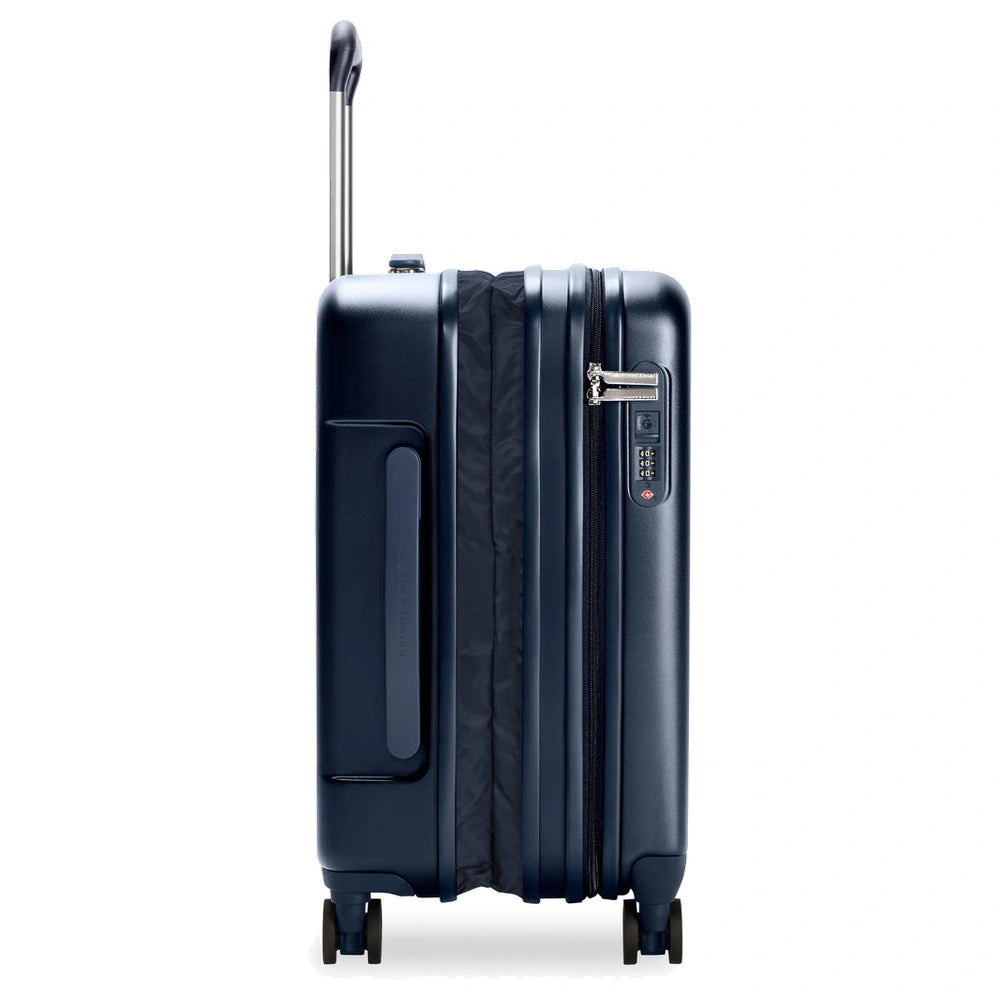 Briggs & Riley Sympatico Valise cabine internationale extensible à roulettes - Bleu marine