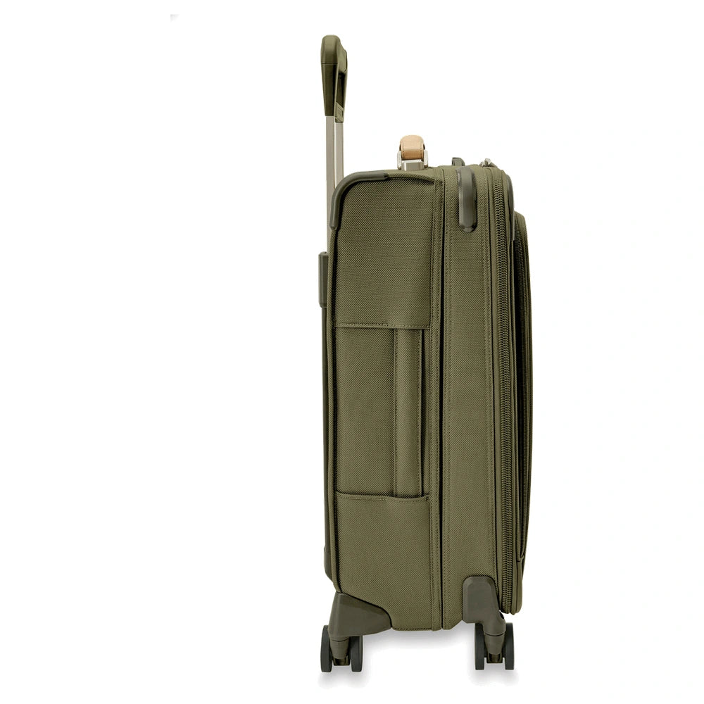 Briggs & Riley Baseline Essential 22" Carry-On Expandable Spinner - Olive