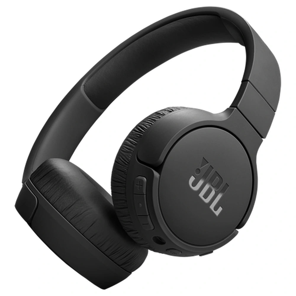 JBL Tune 670 Adaptive Noise-Canceling with Smart Ambient Wireless On-Ear Headphones - Black