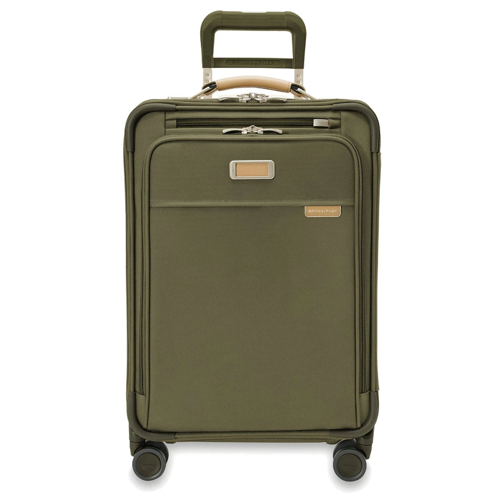 Briggs & Riley Baseline Essential 22" Carry-On Expandable Spinner - Olive