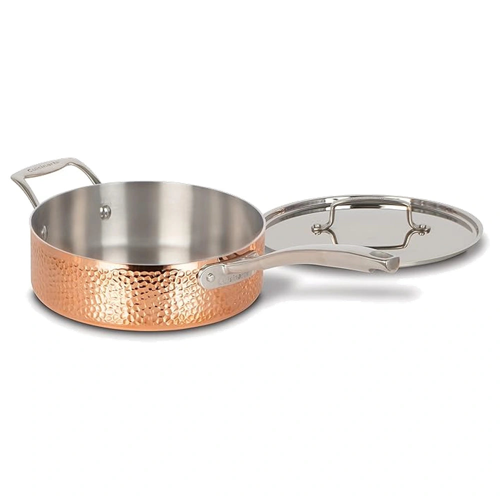 Cuisinart 8Pc Hand Hammered Copper 5-Ply Cookware Set