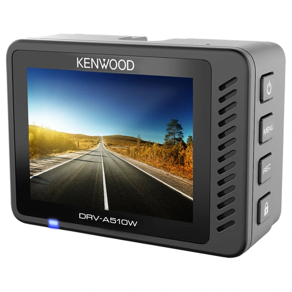 Kenwood 4K HD Dash Cam with 2" Display GPS WiFi and Rear-View Cam