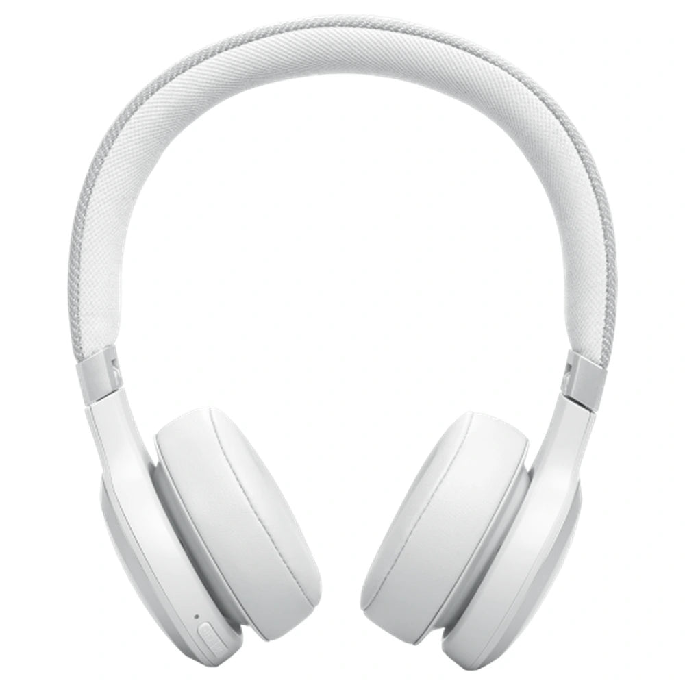 JBL LIVE 670 Wireless True Adaptive Noise-Canceling On-Ear Headphones - White