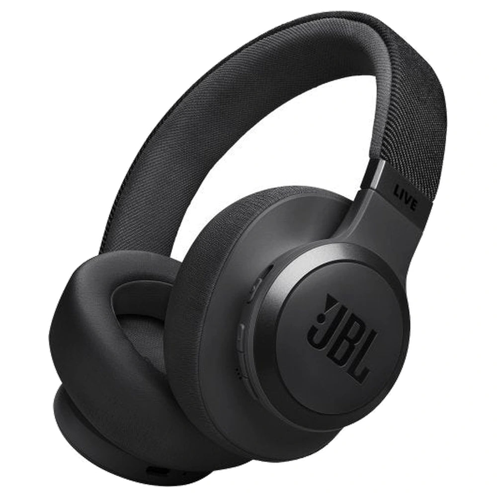 JBL LIVE 770 Wireless True Adaptive Noise-Canceling Over-Ear Headphones - Black
