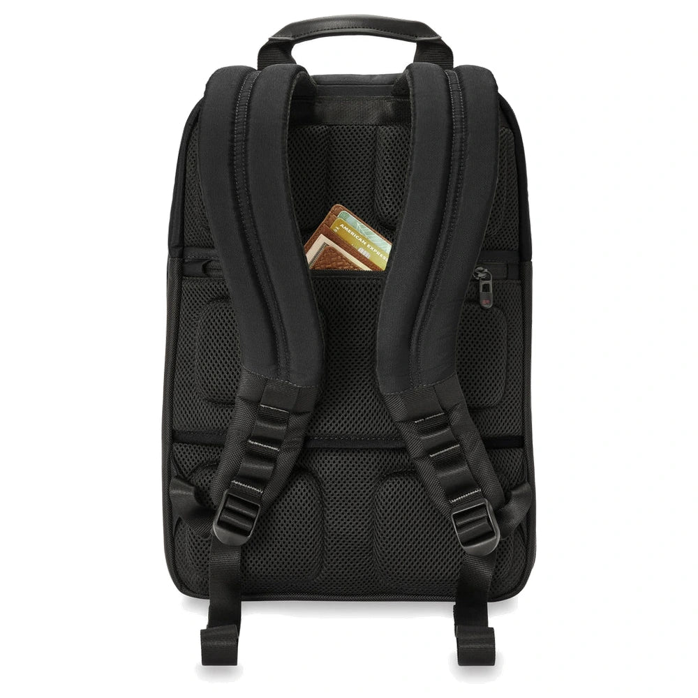 Sac à dos extensible et fin HTA recyclé Briggs & Riley - Noir
