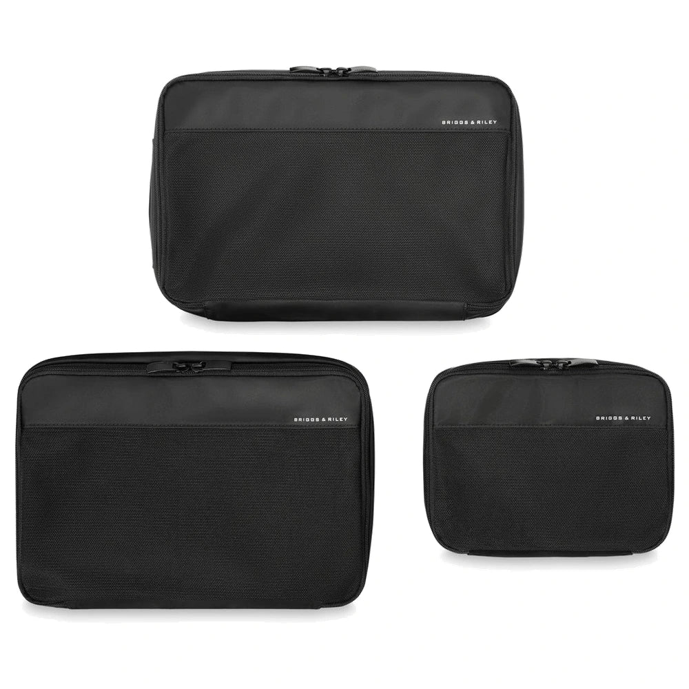 Briggs & Riley Carry-On Compression Packing Cube Set - Black