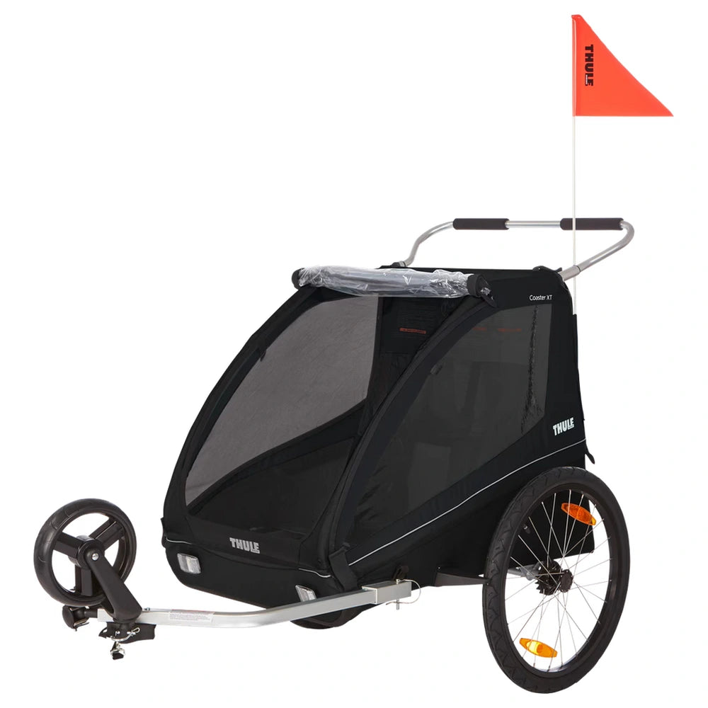 Thule Coaster XT 2-Seat Bicycle Trailer & Stroller - Black