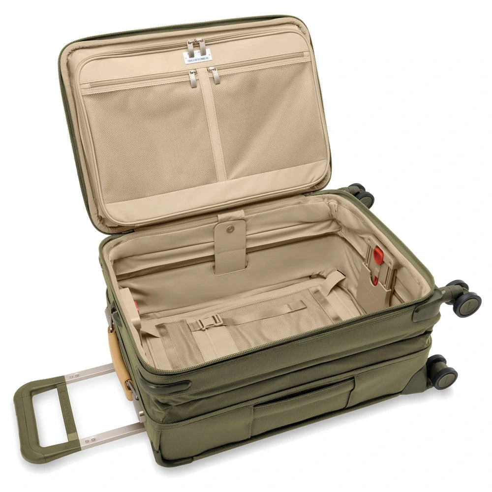 Briggs & Riley Baseline Essential 22" Carry-On Expandable Spinner - Olive