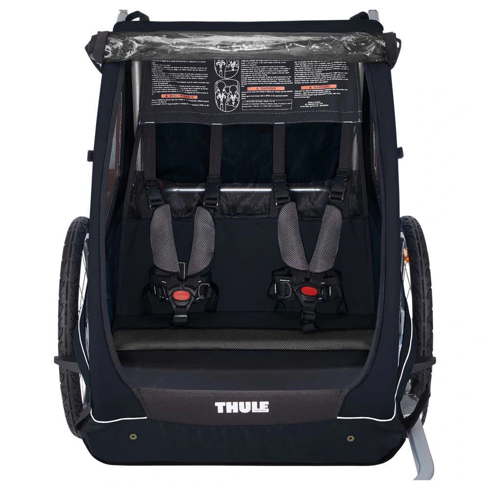 Thule Coaster XT 2-Seat Bicycle Trailer & Stroller - Black