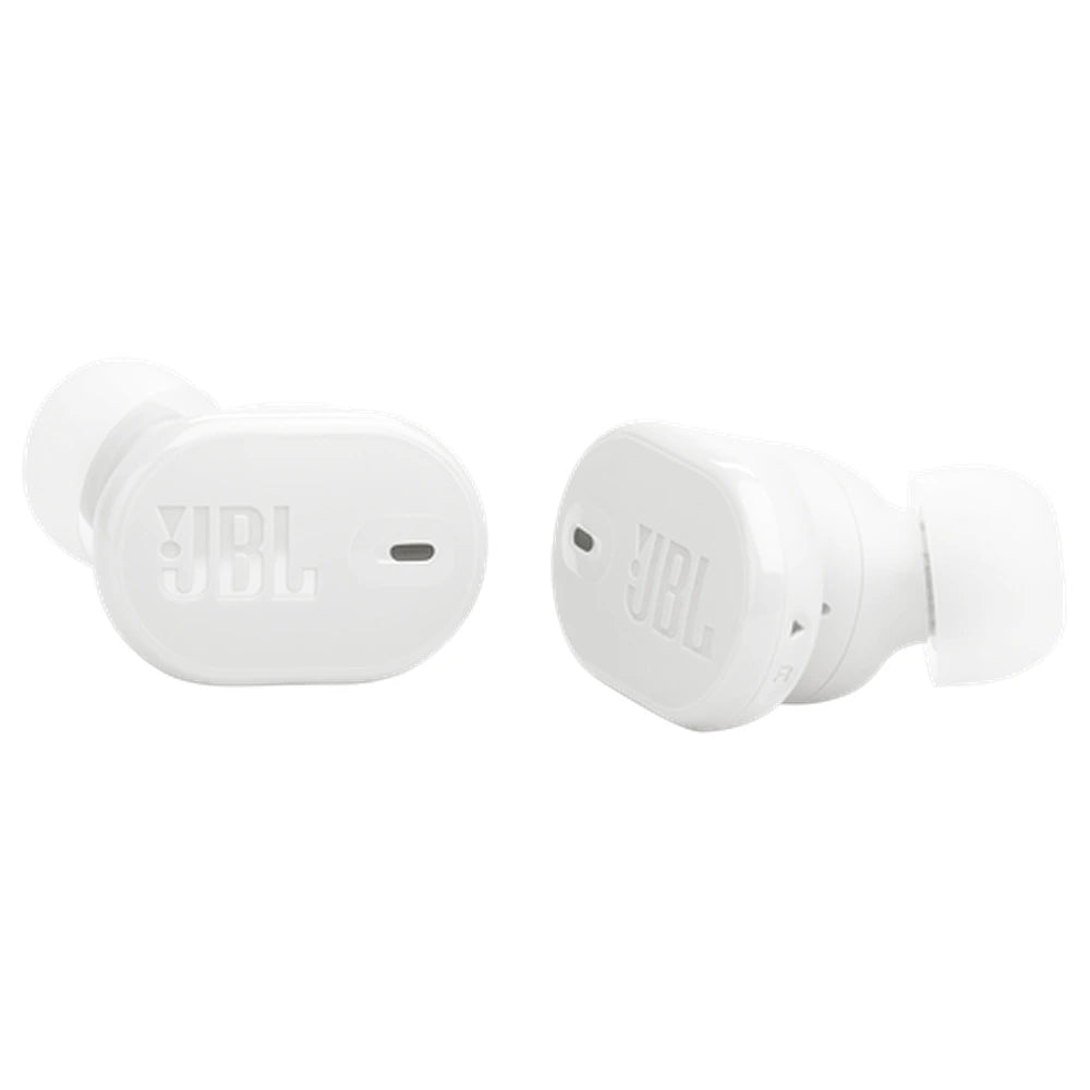 Écouteurs sans fil à réduction de bruit JBL Tune Buds 2 - Blanc