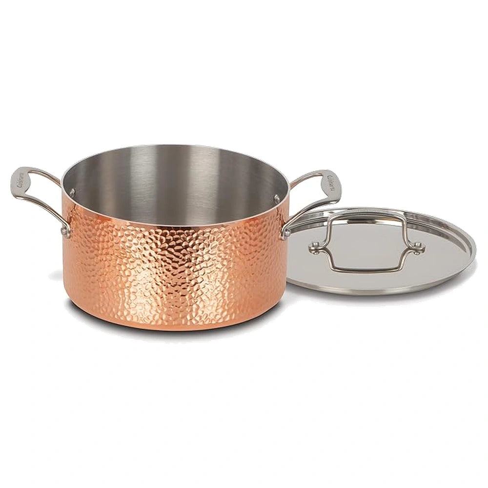 Cuisinart 8Pc Hand Hammered Copper 5-Ply Cookware Set