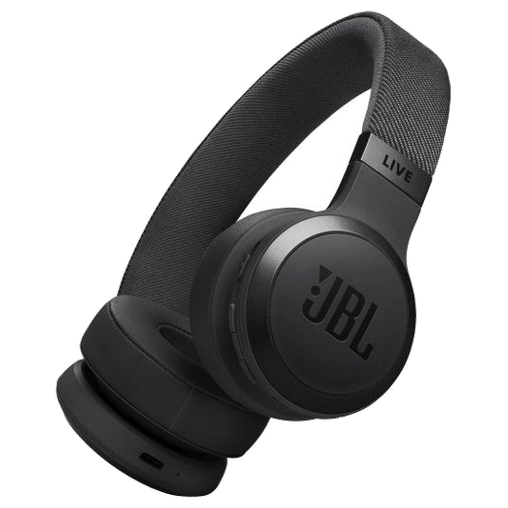 JBL LIVE 670 Wireless True Adaptive Noise-Canceling On-Ear Headphones - Black