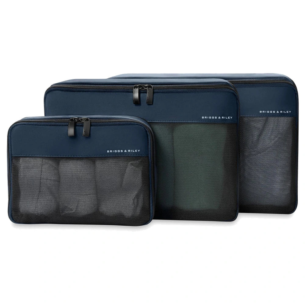 Briggs & Riley Travel Essentials Carry-On Compression Packing Cube Set - Navy