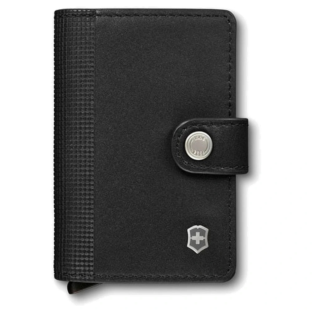Victorinox Altius Secrid Leather Essential Card Wallet -Black