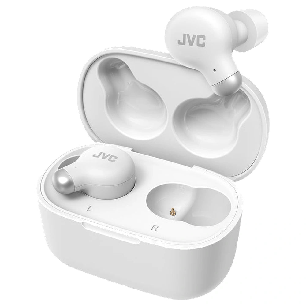 Écouteurs intra-auriculaires sans fil à réduction de bruit JVC True Wireless – Blanc