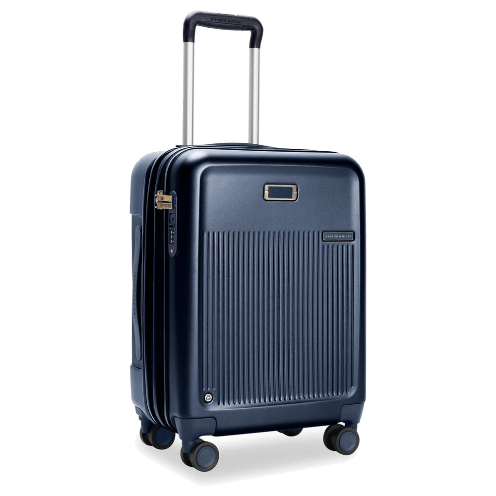 Briggs & Riley Sympatico Valise cabine internationale extensible à roulettes - Bleu marine