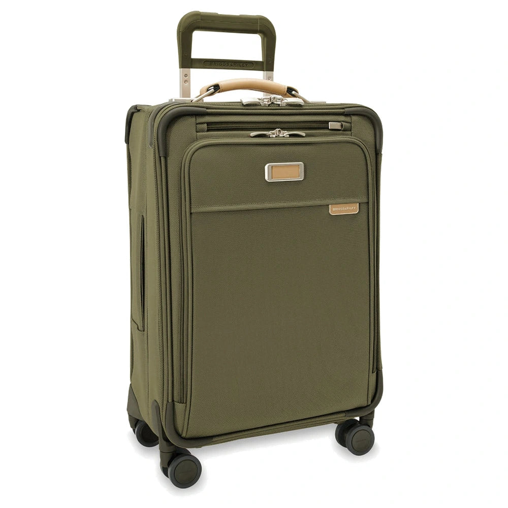 Briggs & Riley Baseline Essential 22" Carry-On Expandable Spinner - Olive