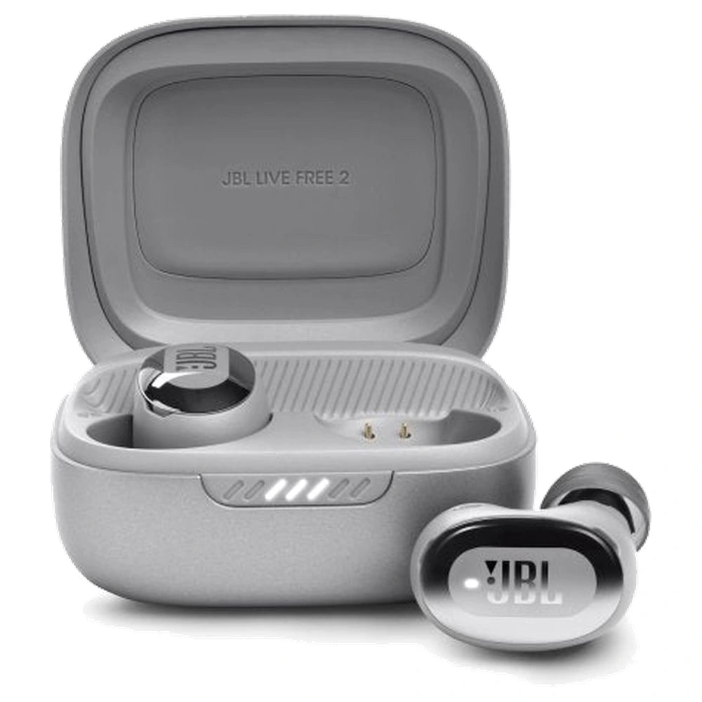 JBL Live Free 2 True Wireless Noise Canceling Earbuds - Silver