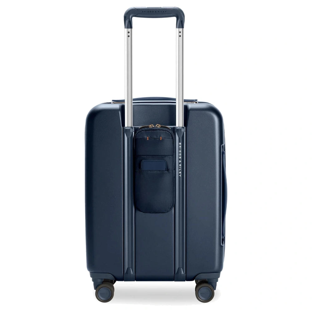 Briggs & Riley Sympatico Valise cabine internationale extensible à roulettes - Bleu marine