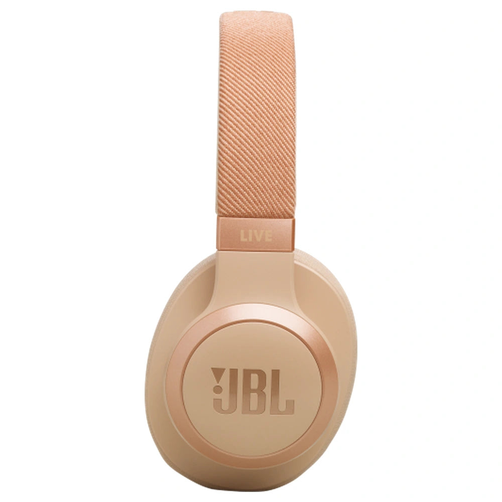 Casque sans fil supra-auriculaire JBL Live 770NC avec réduction de bruit adaptative - Sable