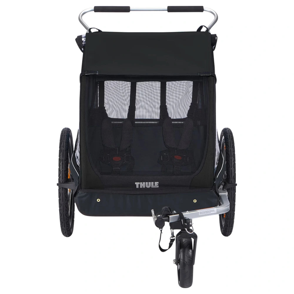 Thule Coaster XT 2-Seat Bicycle Trailer & Stroller - Black