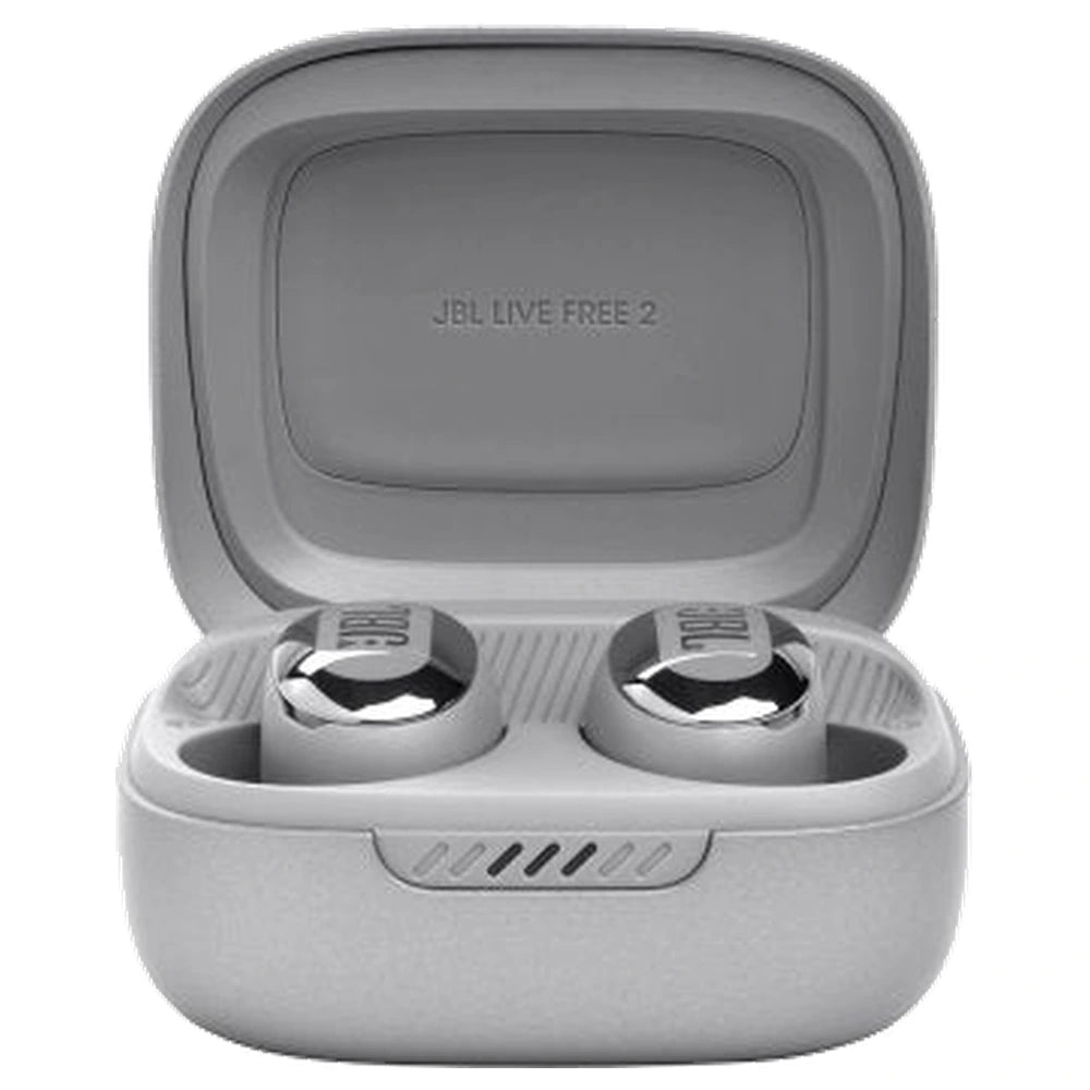 Écouteurs sans fil à réduction de bruit JBL Live Free 2 TWS - Argent